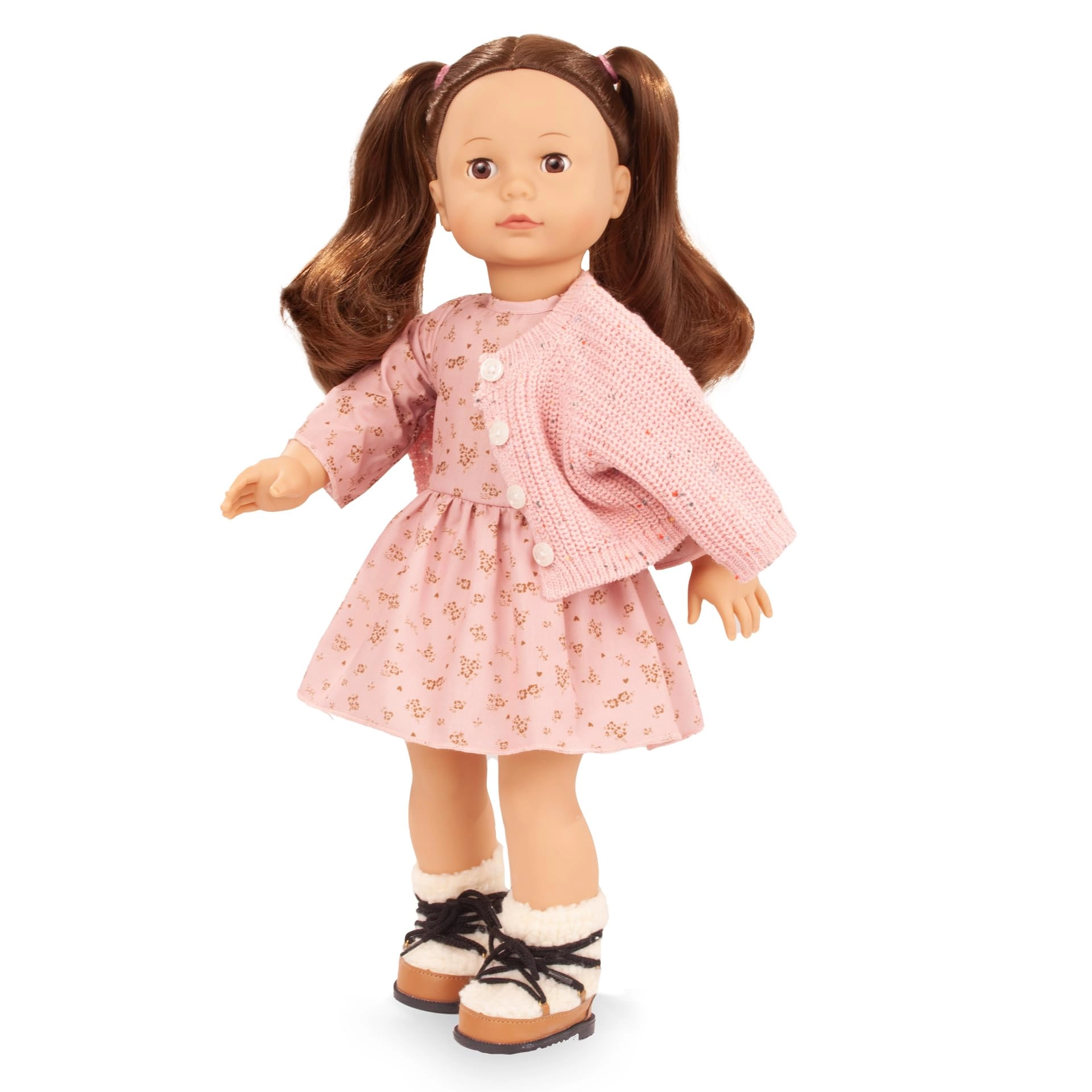 Götz Elisabeth Standing Poseable Doll - 18" Brown Hair Ages 3+
