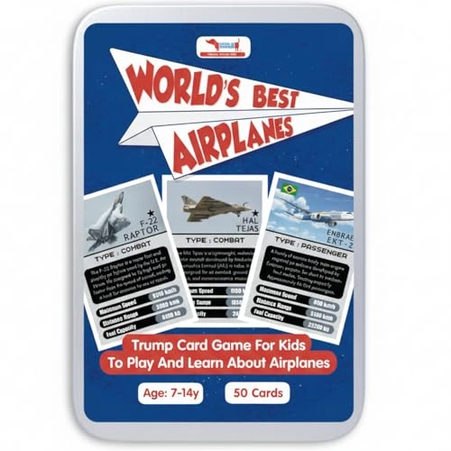Airplane Trump Card - 6-7, 8-10, 11-12 50 pieces