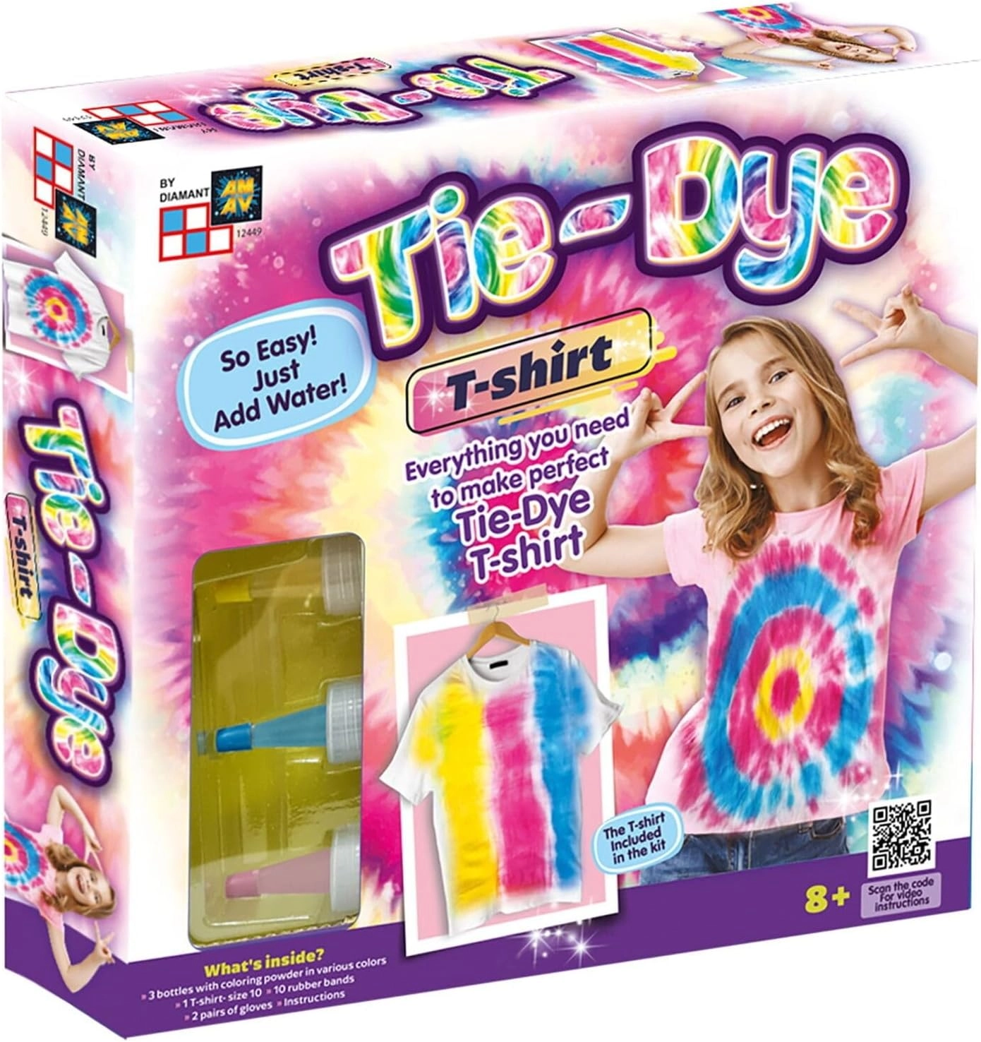 COLOR LAND CHILDRENS TOYS CENTER LLC Tie-Dye T-Shirt Kit