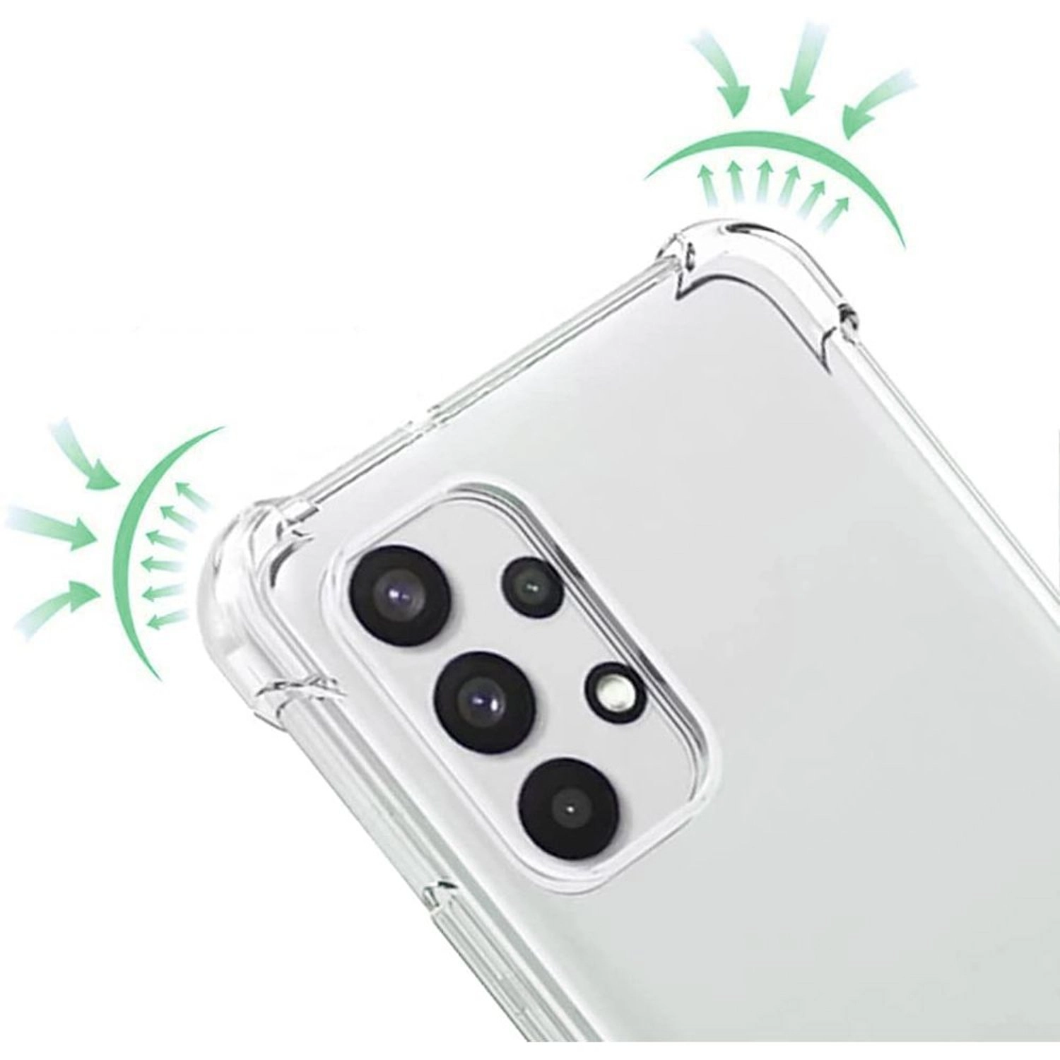 Screen Protector + Case - Clear Front And Back Case for Samsung Galaxy A33