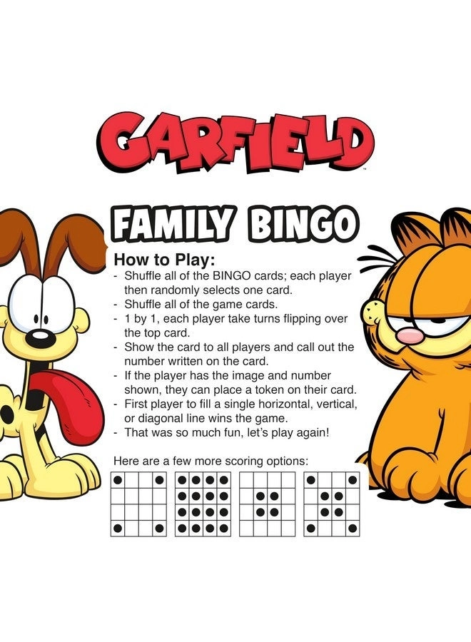Garfield Family Bingo Game