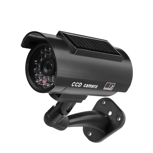 Outdoor Solar Powered Dummy Security Camera - indoors and outdoors
