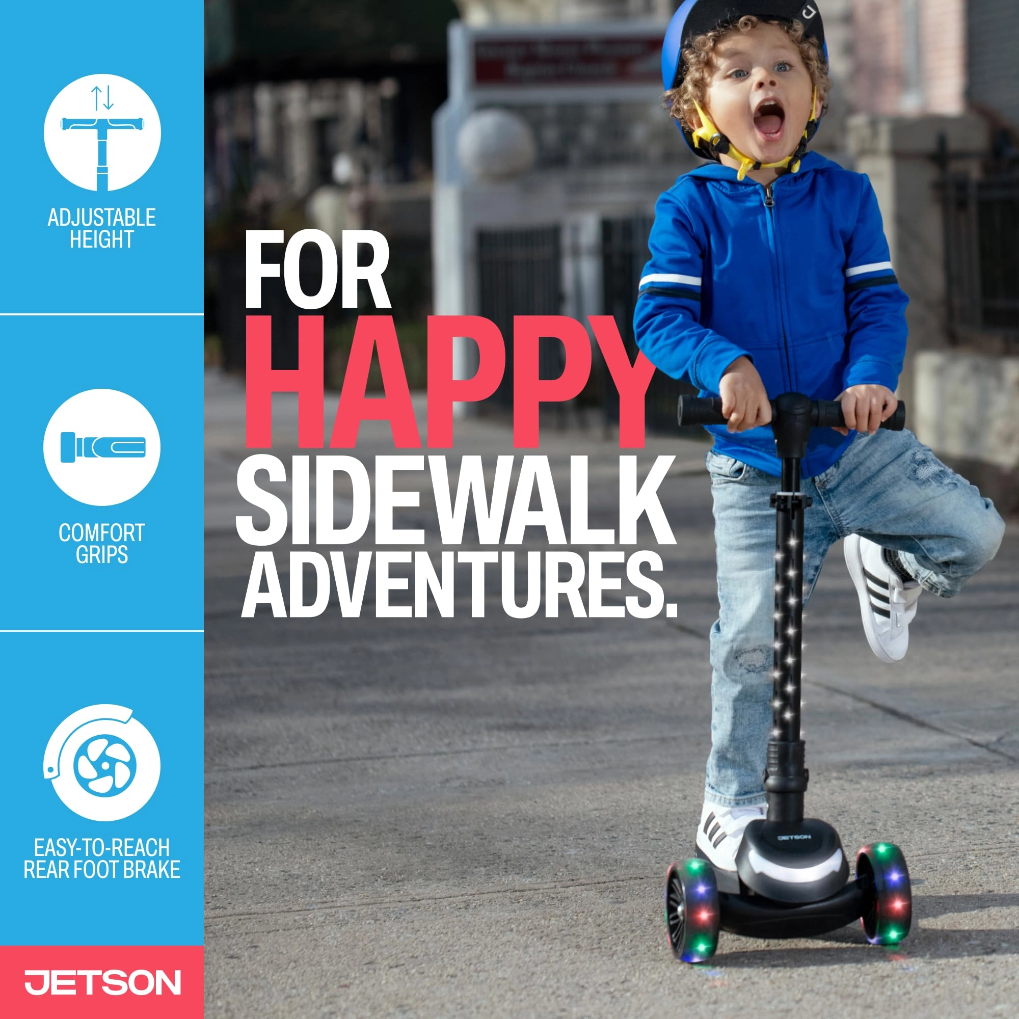 Jupiter Mini - 3-Wheel Foldable LED