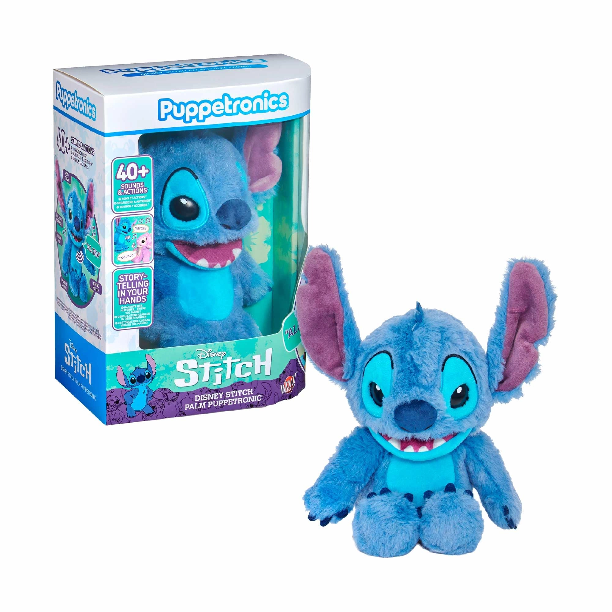 Famosa Puppetronic Stitch - Interactive hand puppet