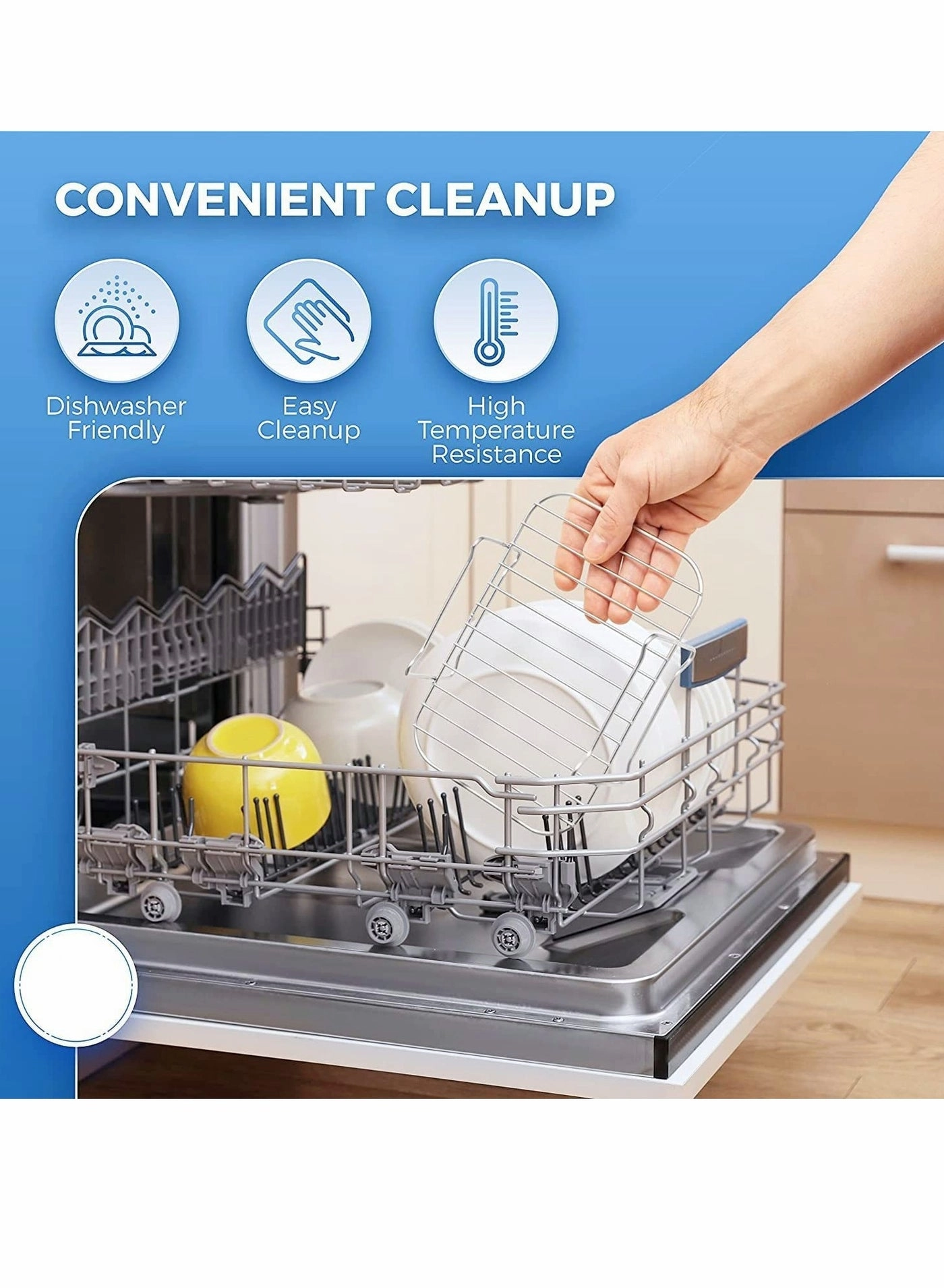 Double Basket Air Fryer Rack - Food Grade 304 Stainless Steel 1 piece(s)