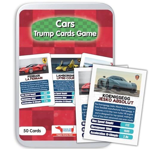 Cars Trump Cards - 6+ 50 pieces