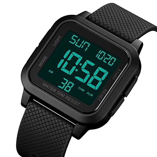 Sport Digital Watch 40mm Acrylonitrile Butadiene Styrene