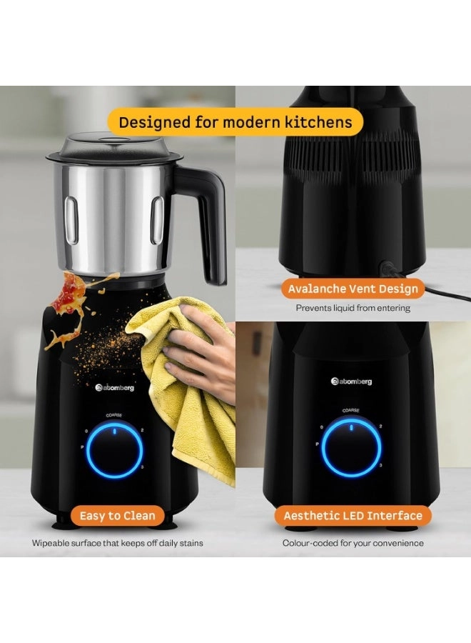 Yulia Mixer Grinder - 1.5 L 750 W