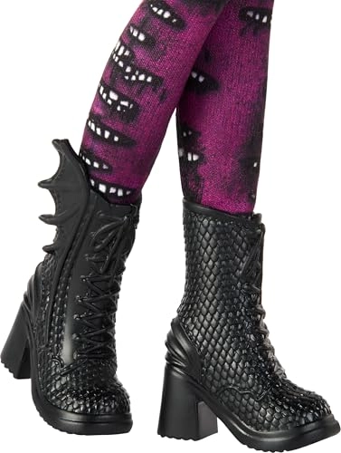 Mal Fashion Doll - Plastic Purple Hair Isle of the Lost Tenth Anniversary Ages 4+