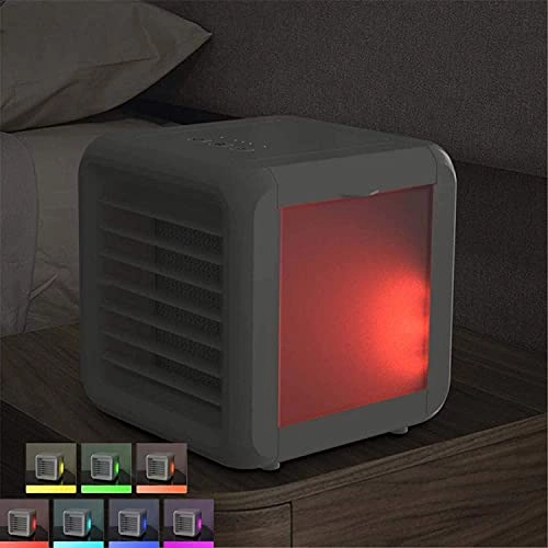 Mini Portable Air Conditioner - 7 Colors 2 Water Tanks USB