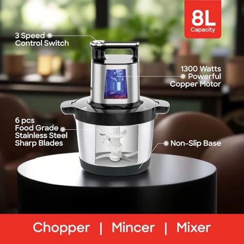 Food Chopper - 8.0L