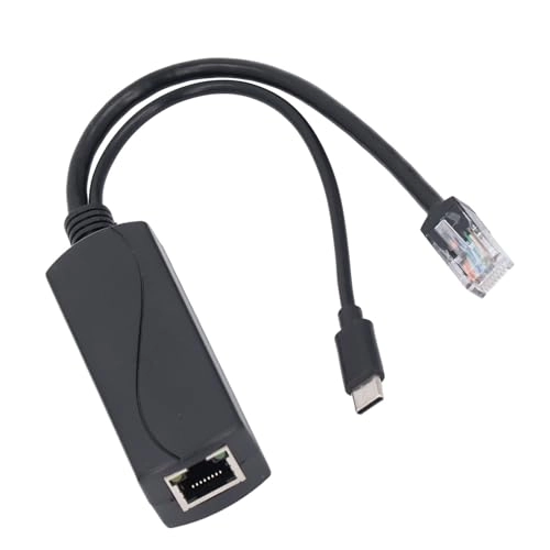 IEE802.3af Chome PoE to USB C-adapter - 44–57 V IEEE802.3AF/AT 10/100/1000m