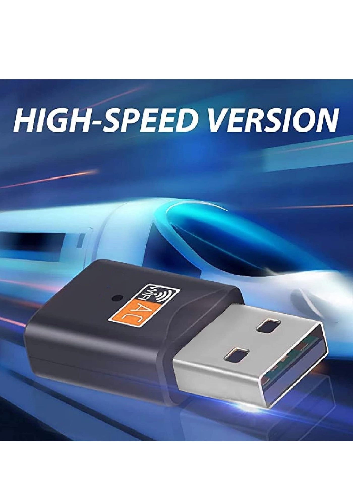 USB WiFi Bluetooth Adapter - Dual Band 2.4/5Ghz Wireless