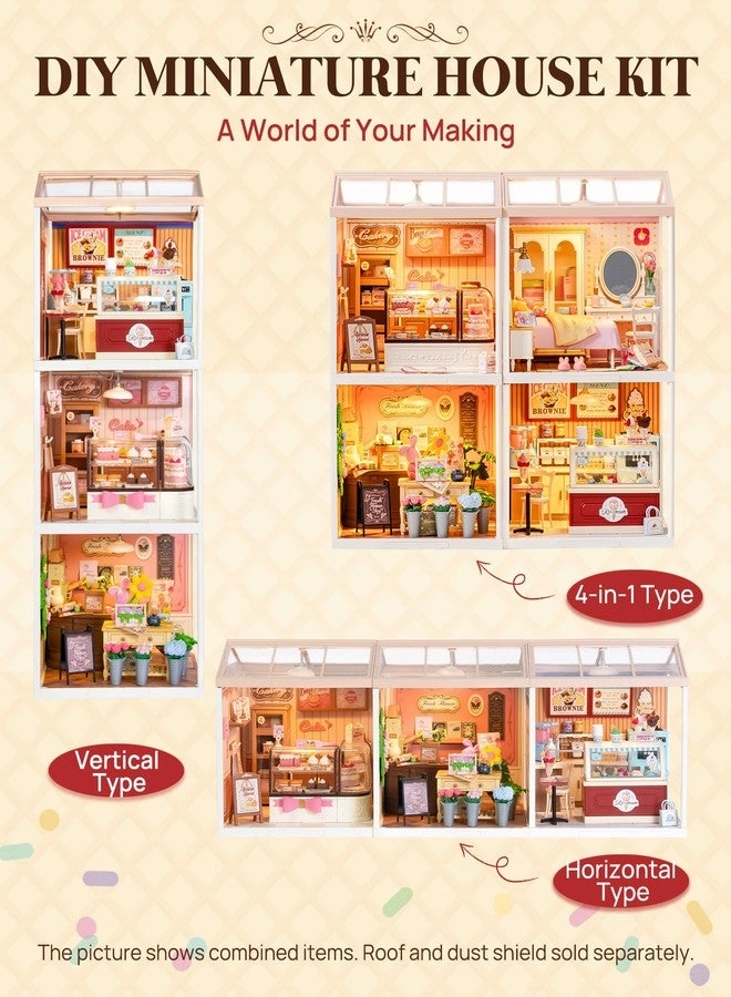 DIY Miniature Dollhouse Kit - Ice Cream Store 124 scale