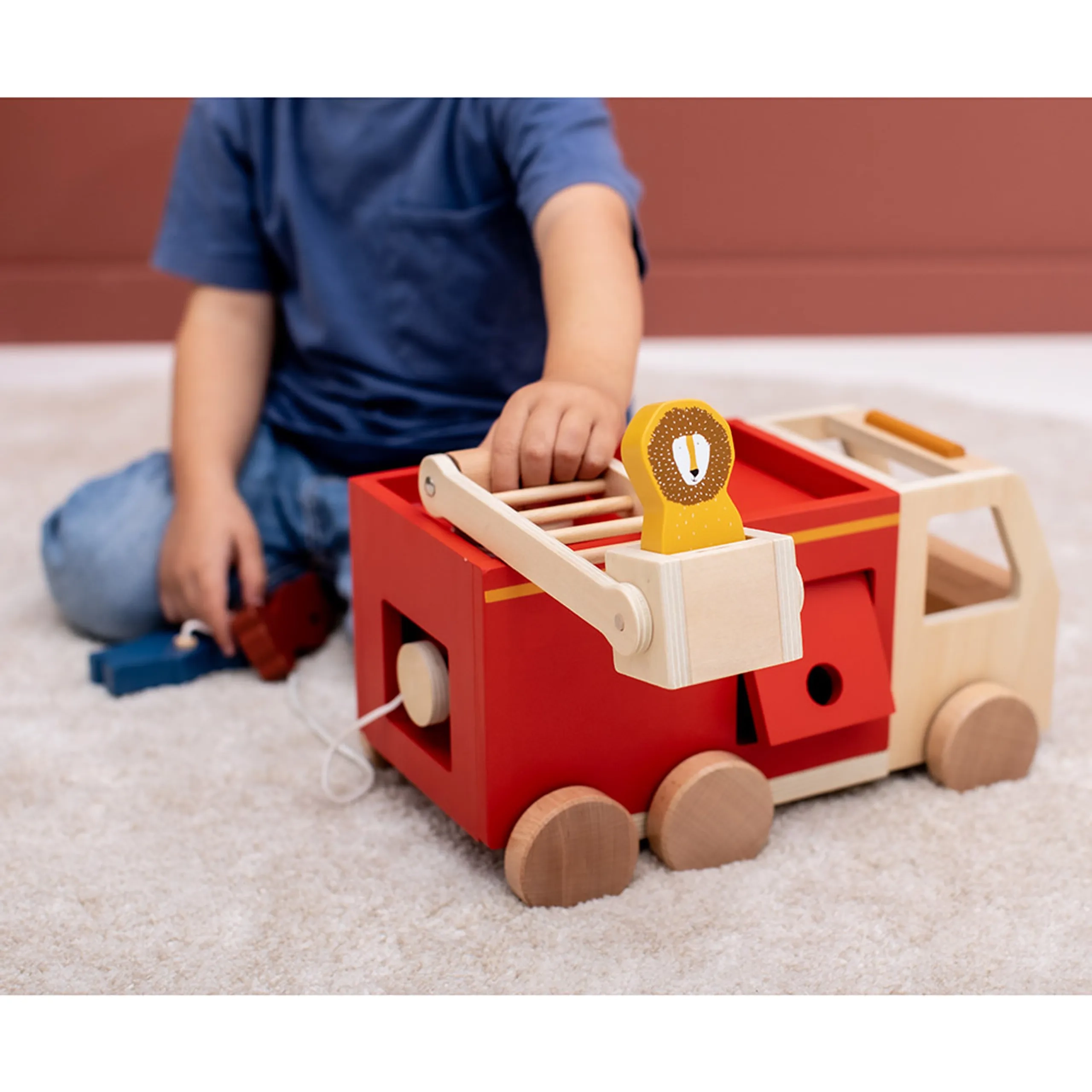 Wooden Fire Truck
