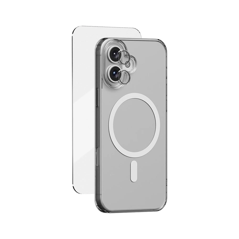 Phone Case + Screen Protector + Lens Protector for iPhone 16 Pro Max