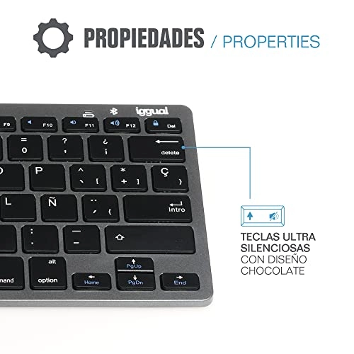 PC Keyboard Ultra Slim TKL-BT - ES Wireless