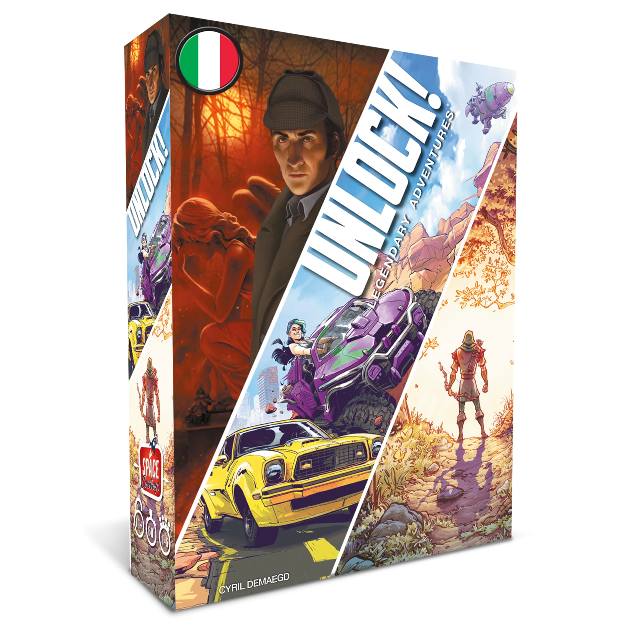 Space Cowboys Freischalten! 9 - Legendary Adventure - Card Game (Italian)