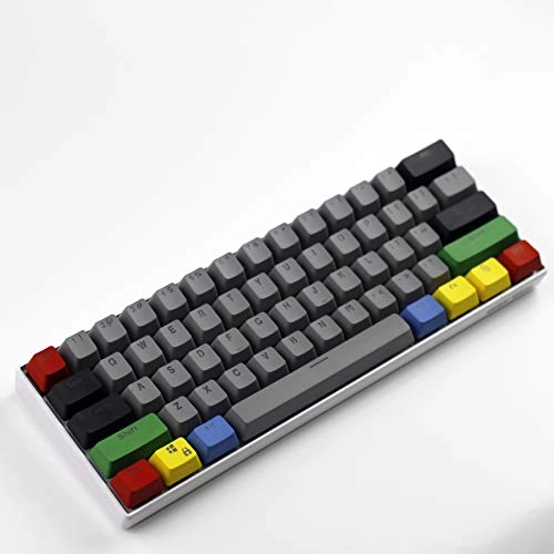 OEM Profile PBT Thick Keycaps - 61 Key Layout Auxiliary