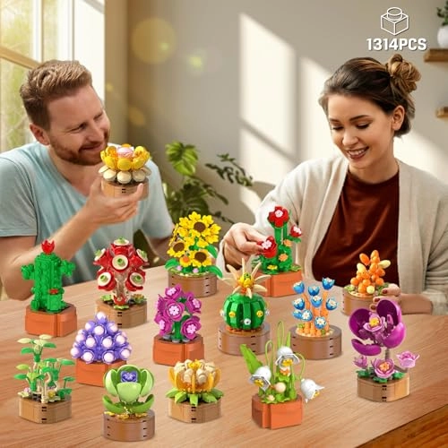 15 Flowers Plants - 1314 pcs