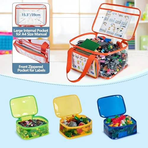 4 Packs Toy Storage Bag - Polyvinyl Chloride (PVC)