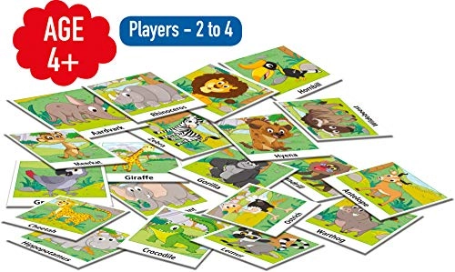 African Safari Memory Game - 4 Years Old and Above 92 pieces