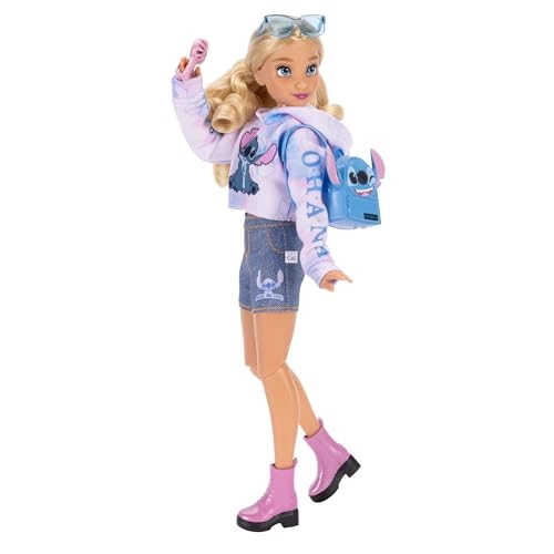 Stitch Fashion Doll - Dark Hair 13 Points of Articulation Two Outfits Ages 6+