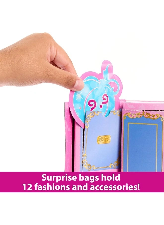 Cinderella Fashion Doll - Royal Fashion Reveal 12 fashions and accessories Set