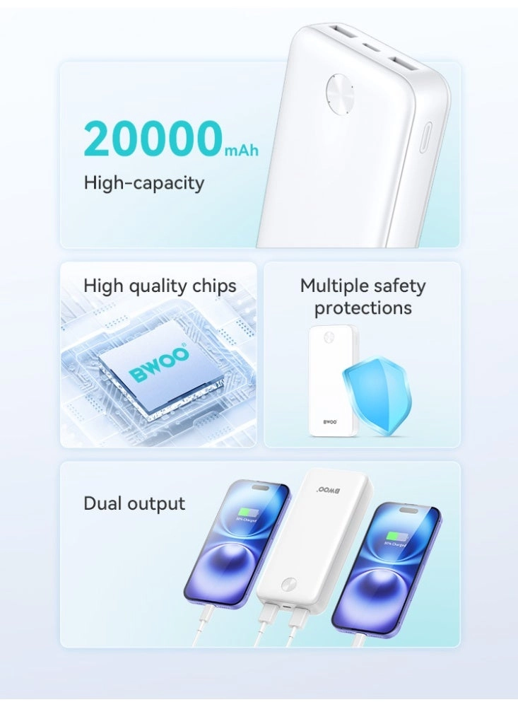 Power Bank - 20000Mah Dual Port