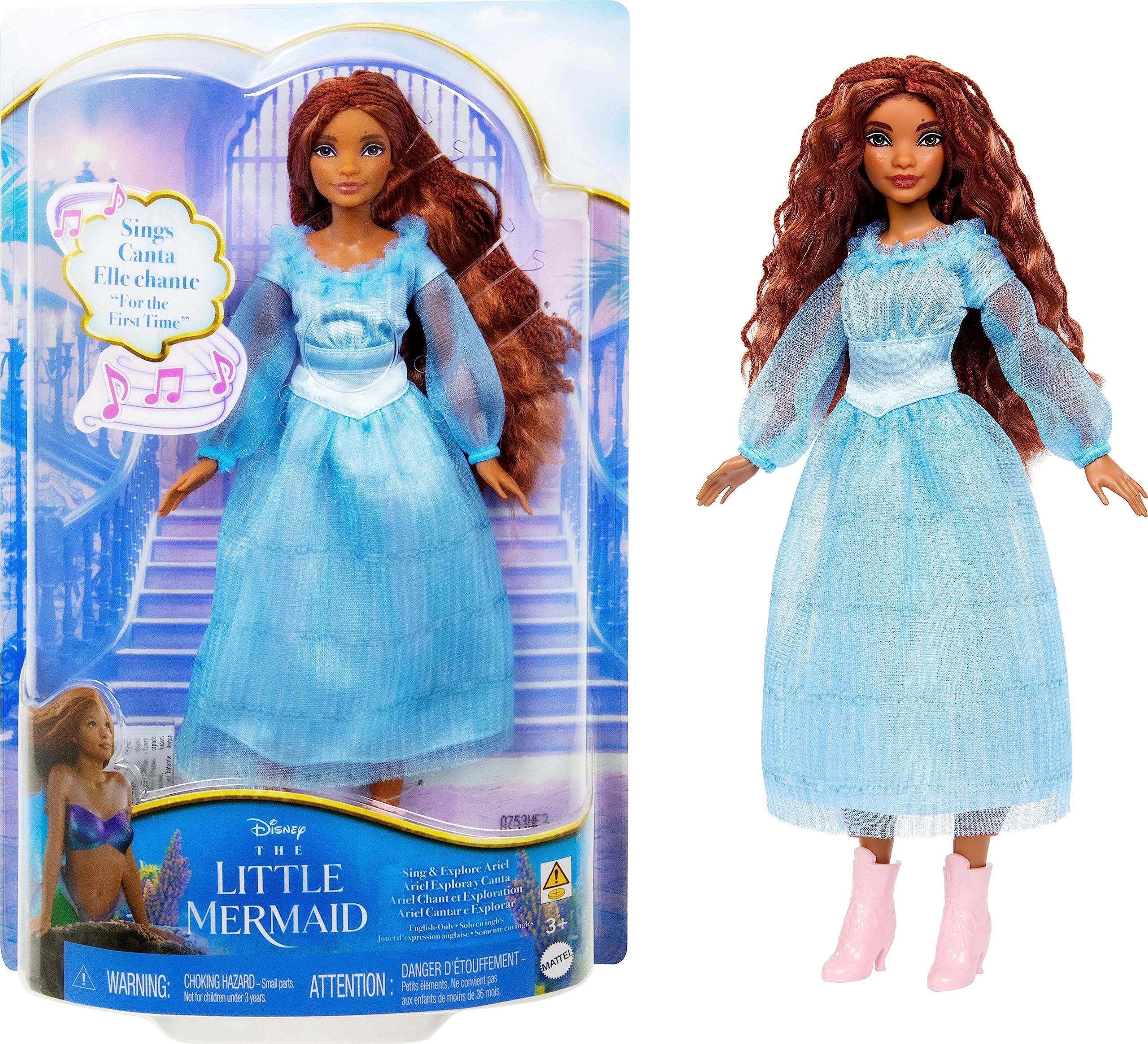 Mattel Ariel Doll - Sing and Discover Blue