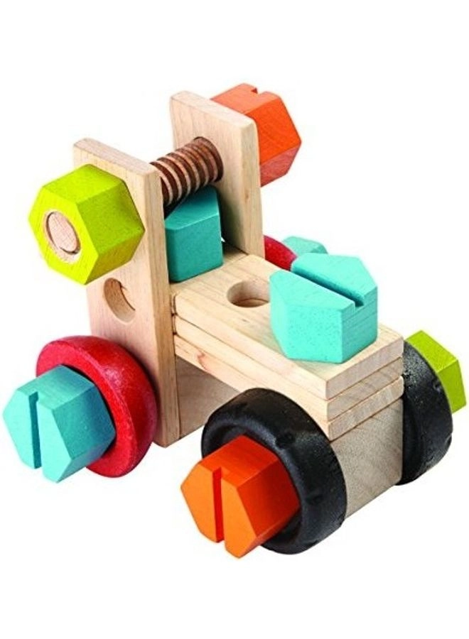 Wooden Construction Set (5539) - 3+ Years Multicolour