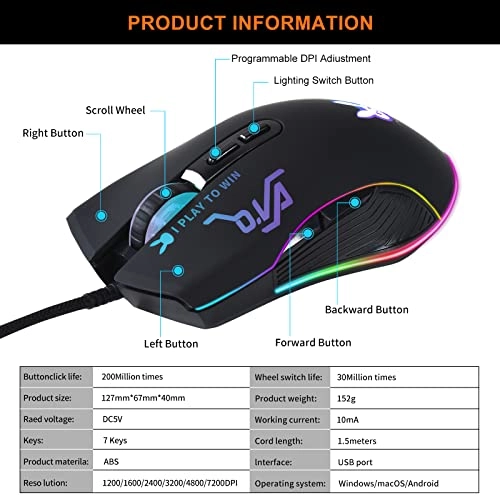 Gaming Mouse - USB