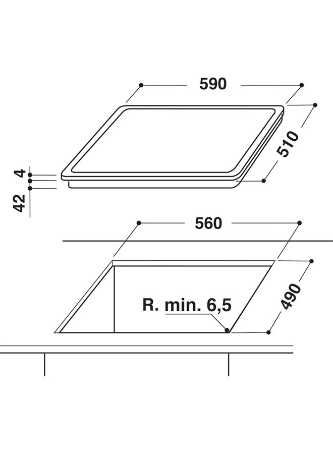 AKM 750/NE Ceramic hob