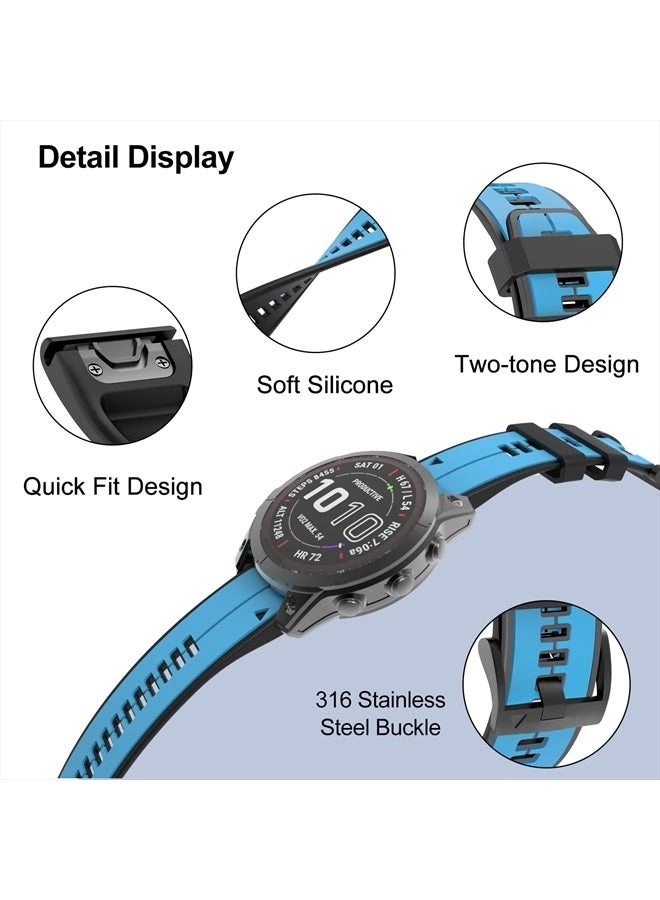 Watch Band for Fenix 5/6/7, Forerunner 935/945, Approach S60, epix, Quatix 5/6 - 22mm