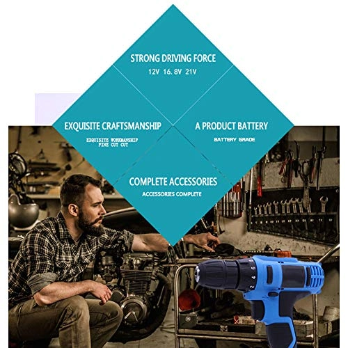 3 in 1 Electric Hammer Drill - Cordless 25+3 N.m 10mm