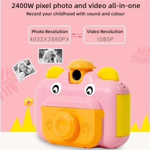 Kids Instant Camera - 24 million pixels 1080P