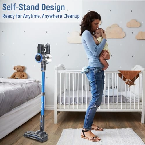 Cordless Vacuum Cleaner - 35Kpa 50 Mins Runtime