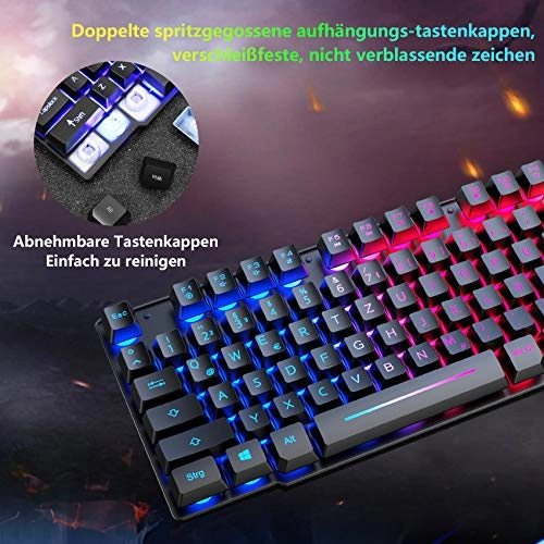 Gaming Keyboard and Mouse Set - DE Wired