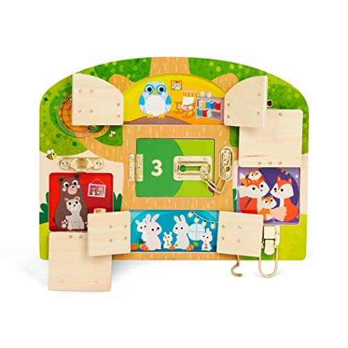 Lock & Latch Board - 3 years and up 2 pieces