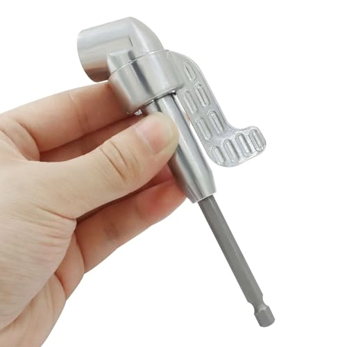 Right Angle Drill Attachment - 140mm 60mm 1/4-inch Pack