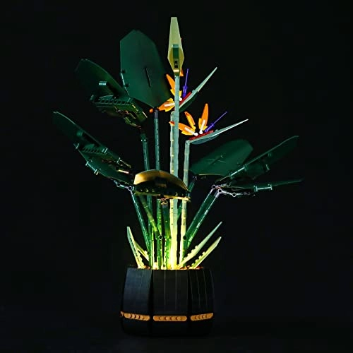LED Light for Lego Bird of Paradise (10289) - USB lighting kit Green