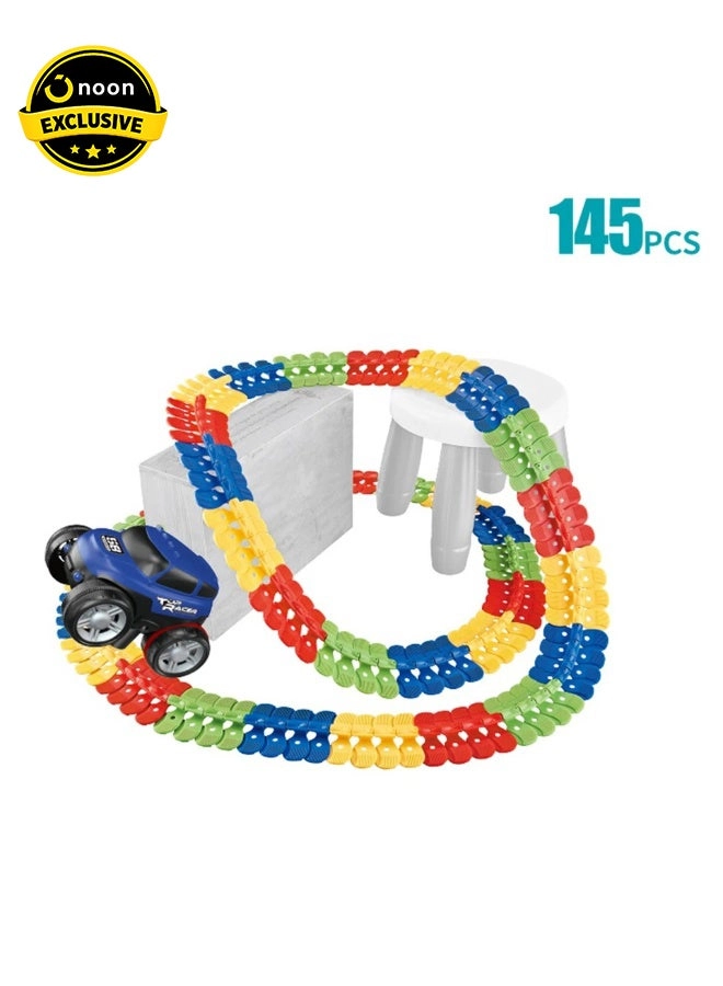 Magni Mates Flexible Track Playset - 145 Piece