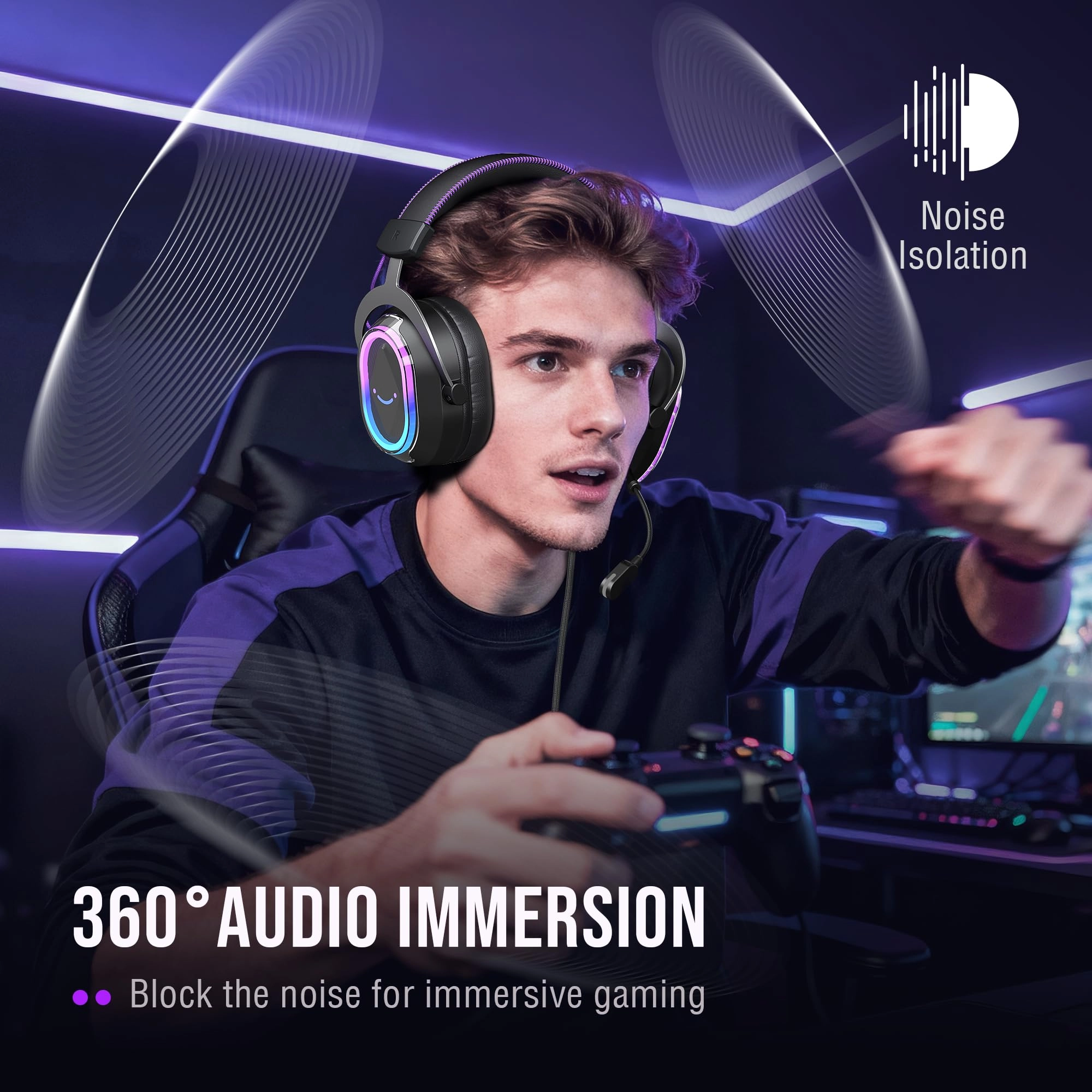 AmpliGame H13WP Wired Headset