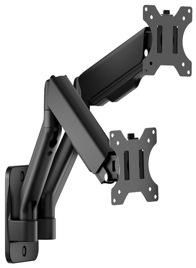 Montek Dual Wall Mount Monitor Arm - Dual 32 Inch 75x75mm 100x100mm