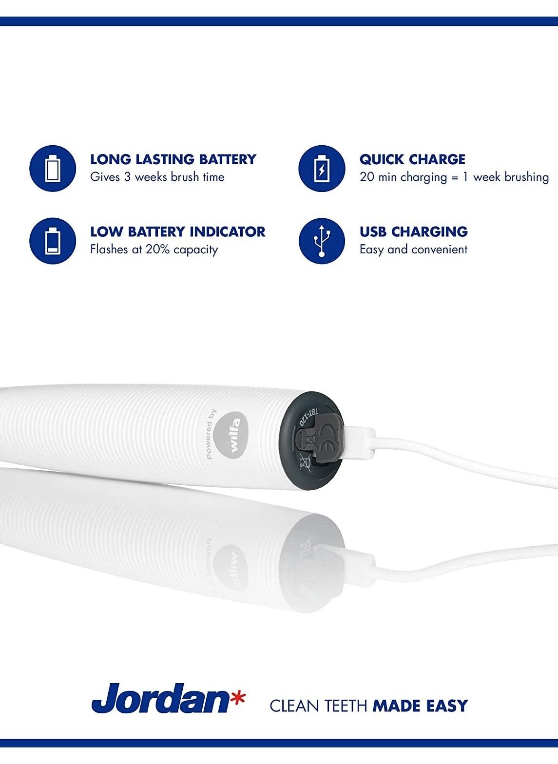 Clean Smile - Electric 2-speed USB-charging Pink