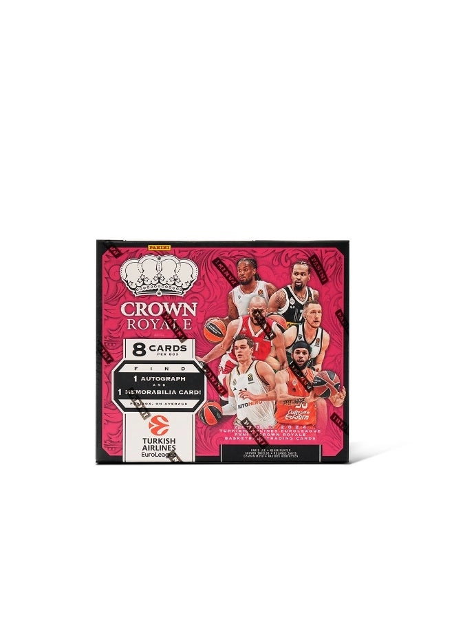 Panini 2023-24 Crown Royale Turkish Airlines Euroleague BK Hobby Box - 8pcs