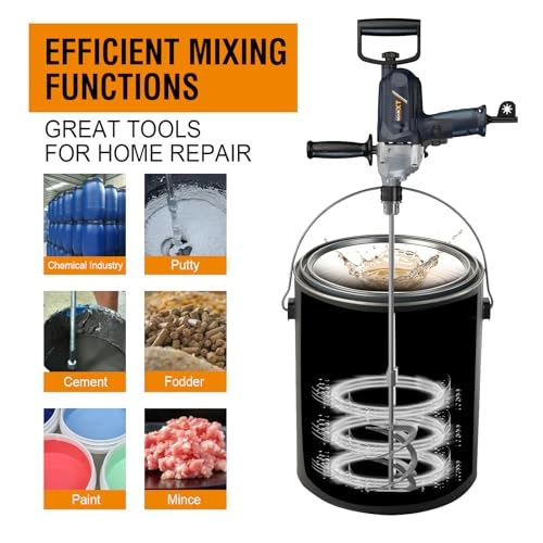 Motor Drill Mixer - 9A 1/2-inch 600 RPM