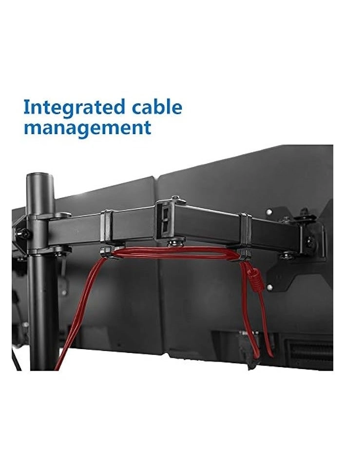 Dual LCD Monitor Desk Mount Stand - 2 27in