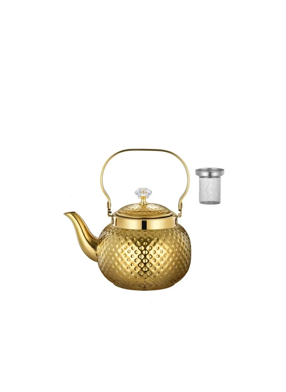 Teapot with Removable Infuser - Stainless Steel 1.6 L