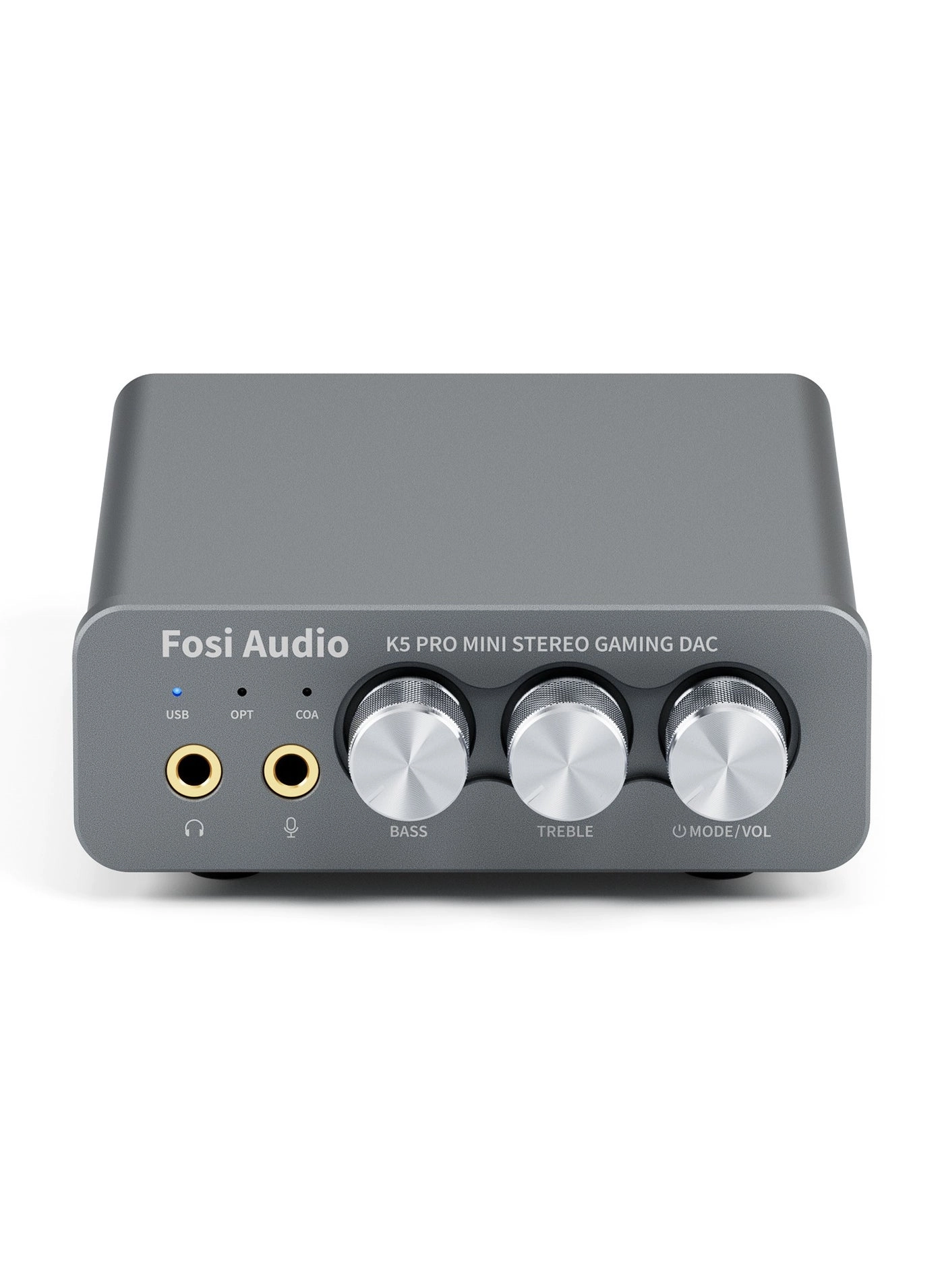 Fosi Audio K5 PRO - USB Gaming DAC Microphone Headphone Amplifier